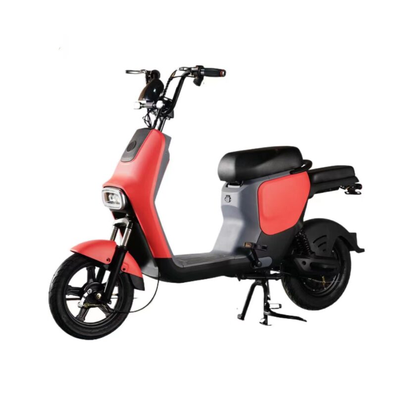 High quality 350W motor comfortable seat electric bike with 14-inch tires and storage box suitable for suburban riding -saiqi - Image 7