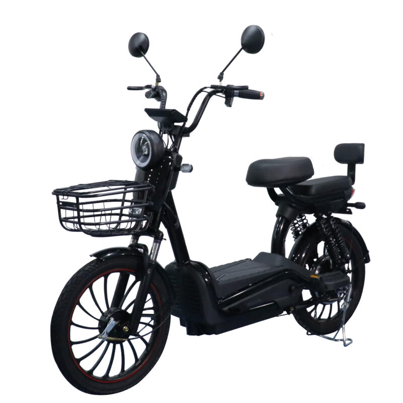 Electric Bicycle Adults Ebike 350W moto High Power Electric Bike Electric Scooter Street Legal Moped with pedals -ziyoufeng - Image 2