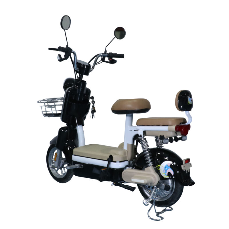 motorized bicycle 350W 48V 12AH Electrically City Bike Direct Sales e-bike with basket and fat tire -modeng - Image 3