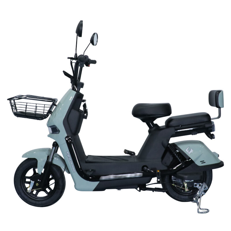 Wholesale mobility scooter 2 seats led Light 350w Brushless Hub Motors with Front Fold Footstep Electric Bike -h3 - Image 8