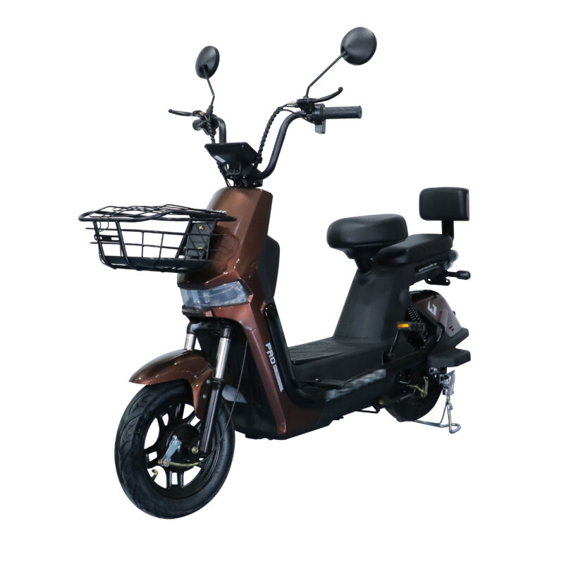 Wholesale mobility scooter 2 seats led Light 350w Brushless Hub Motors with Front Fold Footstep Electric Bike -h3 - Image 6