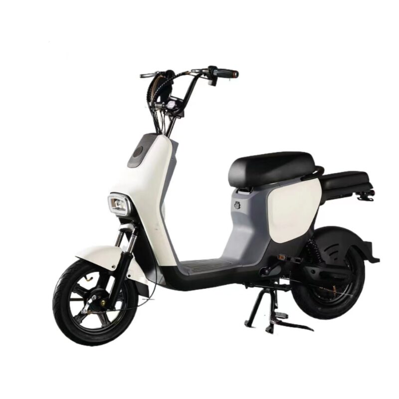 High quality 350W motor comfortable seat electric bike with 14-inch tires and storage box suitable for suburban riding -saiqi - Image 9