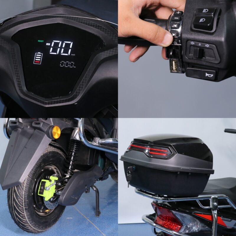 Factory Direct Price 72V/20AH 1000w Strong Power High Quality Manufacture OEM High quality city road Electric Motorcycle -zhanlang - Image 5